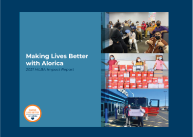 2021 Making Lives Better with Alorica—Impact Report_Landing page
